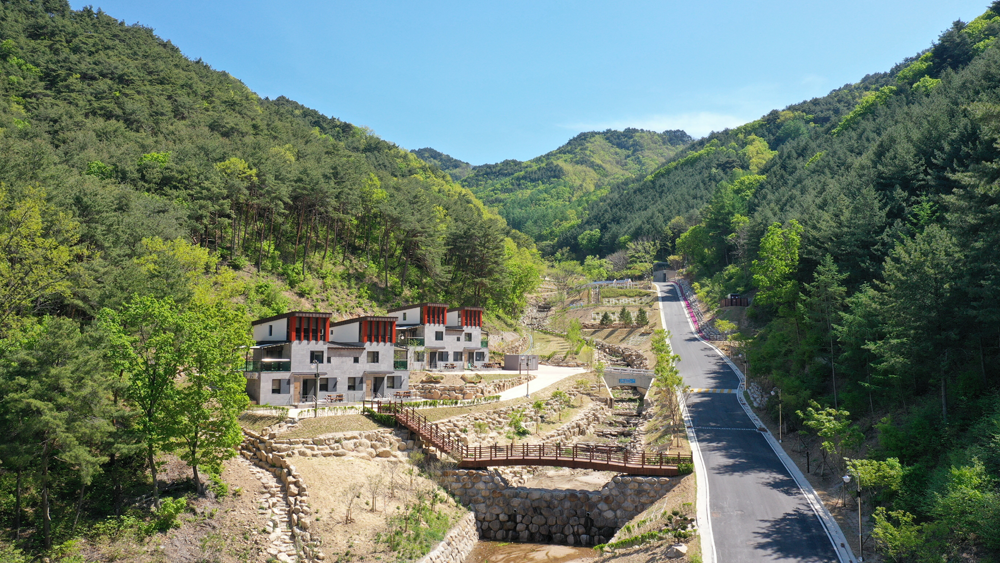 문수산자연휴양림 전경