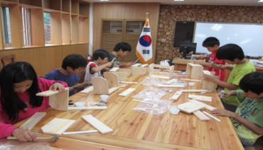 목재문화체험장 목공체험
