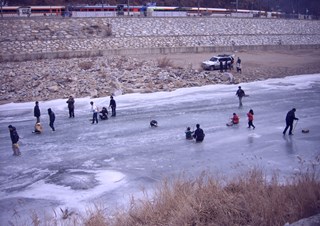 승부역 얼음썰매