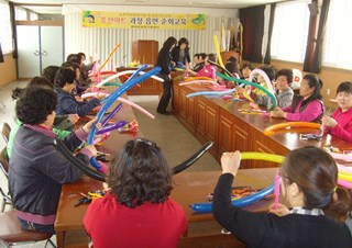 풍선아트 읍면순회교육-재산면