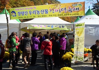 메밀떡국 시식회행사
