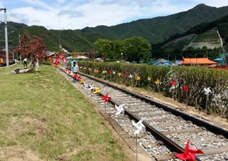 분천역 한여름 산타마을