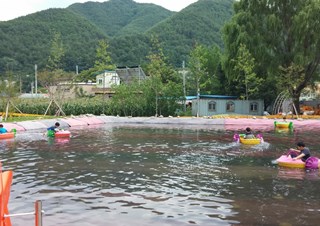 분천역 한여름 산타마을