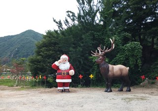 분천역 한여름 산타마을