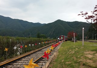 분천역 한여름 산타마을
